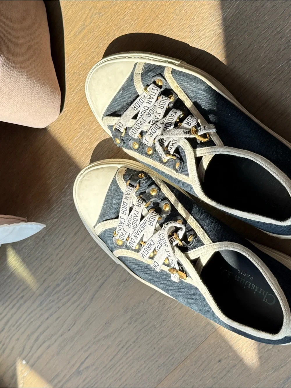 Dior Black and White Classic Sneakers